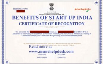 Benefits of registeration under Start Up India recognition