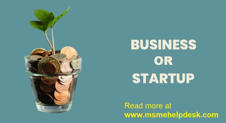 Start Up or Business in India