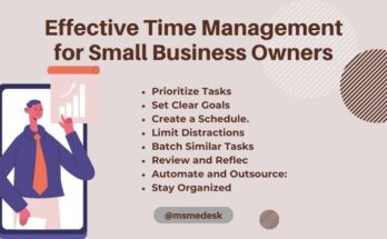 Effective Time Management for Small Business Owners